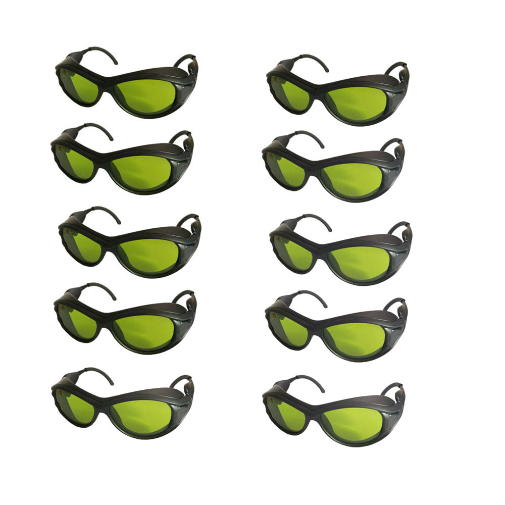 Laser Safety Goggles - 10 pz 200nm-2000nm UV400 IPL Occhiali