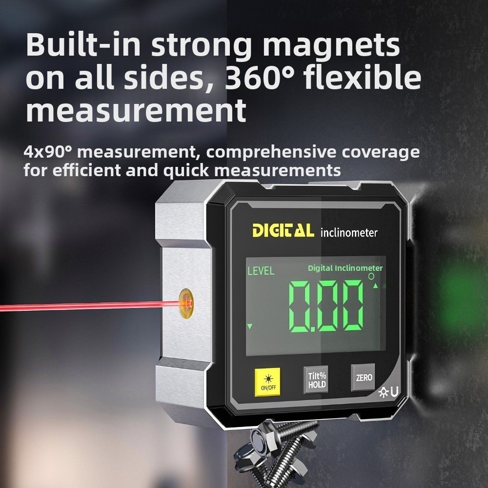 Industrial Laser Alignment - Indicatore angolare con display a quattro