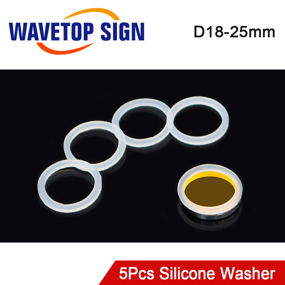 Laser Focus Lens - WaveTopSign 5 Pz/lotto Rondella In Silicone