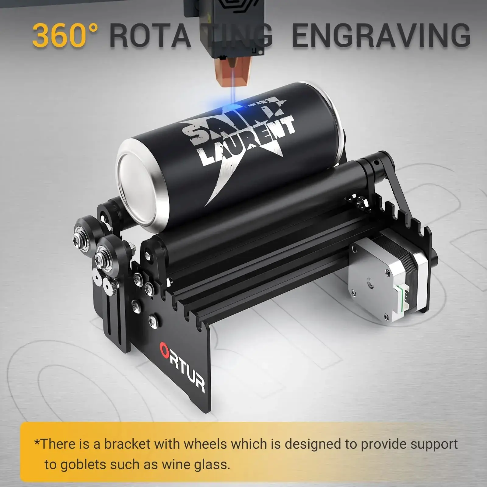 Rotary Axis Laser Engraver - Parti di utensili a rullo rotante