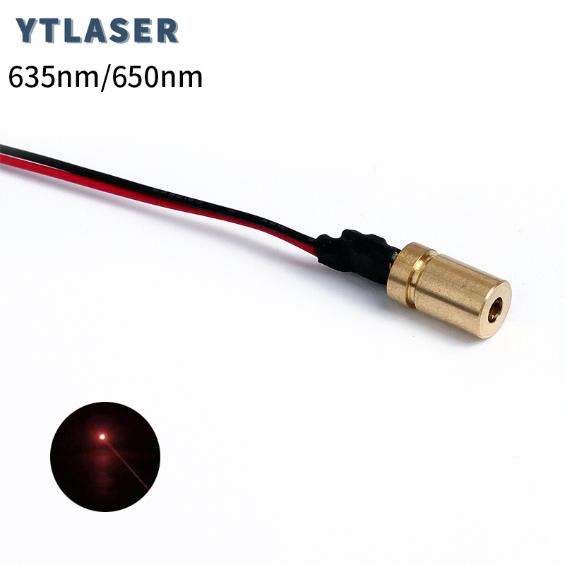Industrial Grade Laser - D6x10mm 635nm 650nm Laser a punto