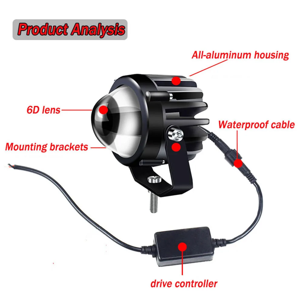 Proiettore per moto Luce laser - Laser Focus Lens recensione e prezzo