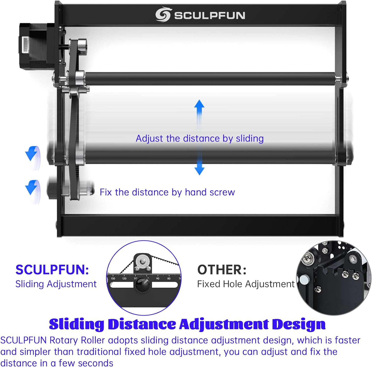 SCULPFUN Rullo rotante laser I - Rotary Axis Laser Engraver recensione e prezzo