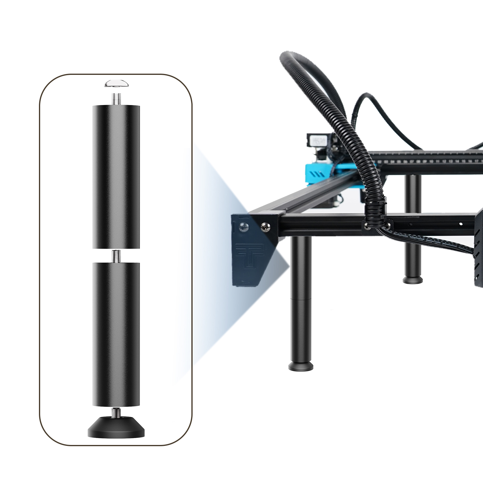 Kit di rialzo per incisore las - Rotary Axis Laser Engraver recensione e prezzo