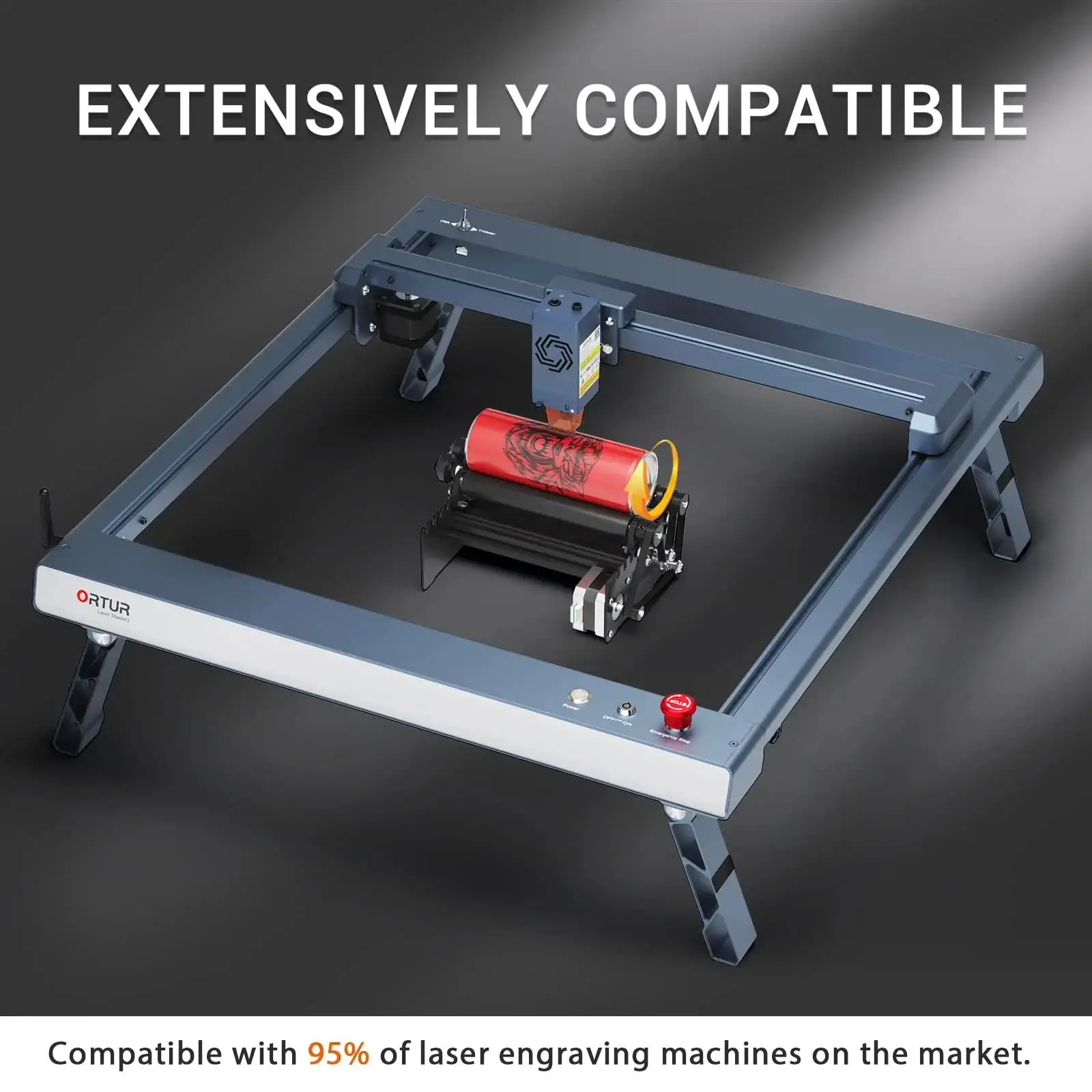 Parti di utensili a rullo rota - Rotary Axis Laser Engraver recensione e prezzo