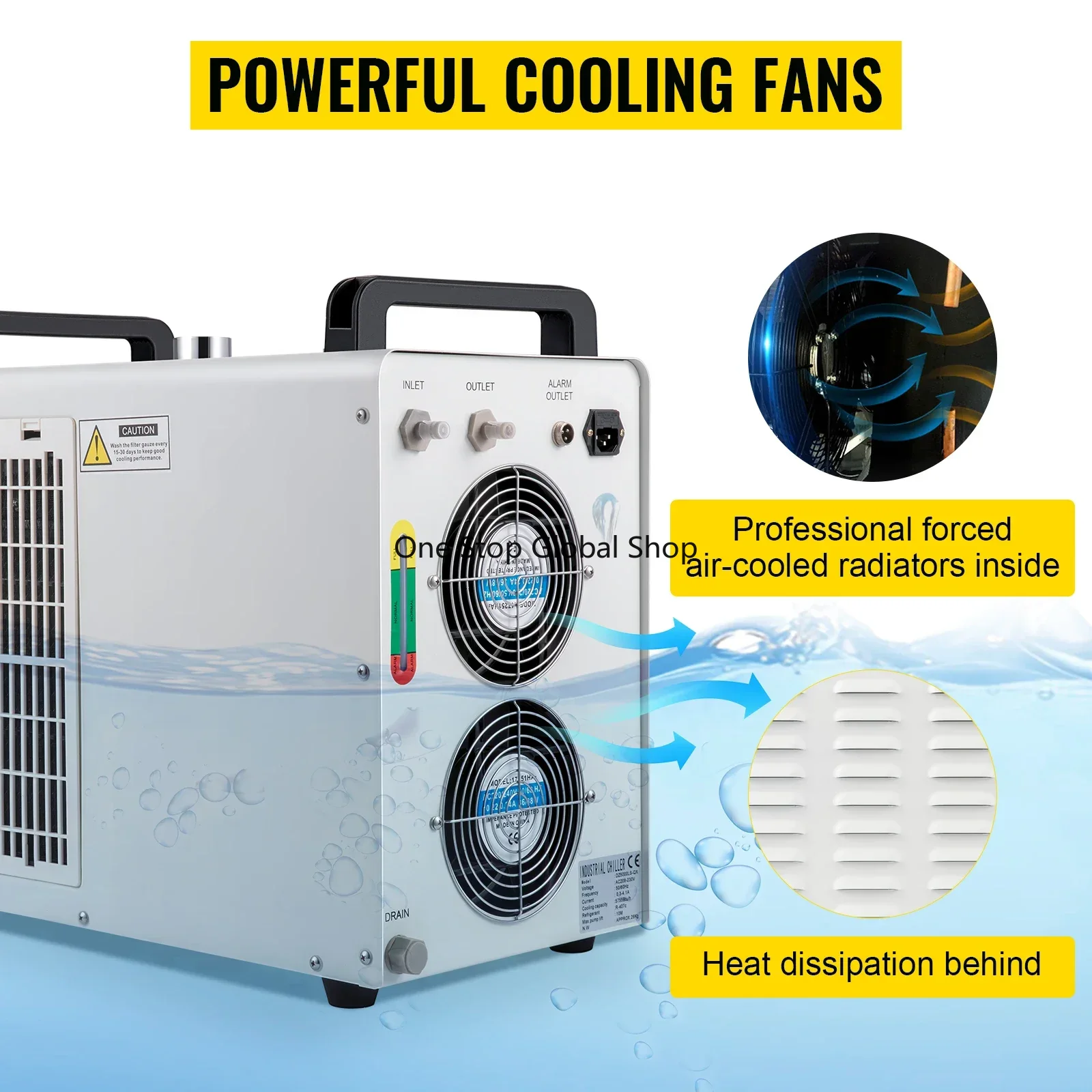 Raffreddatore d'Acqua Industri - Laser Chiller Water Cooler recensione e prezzo