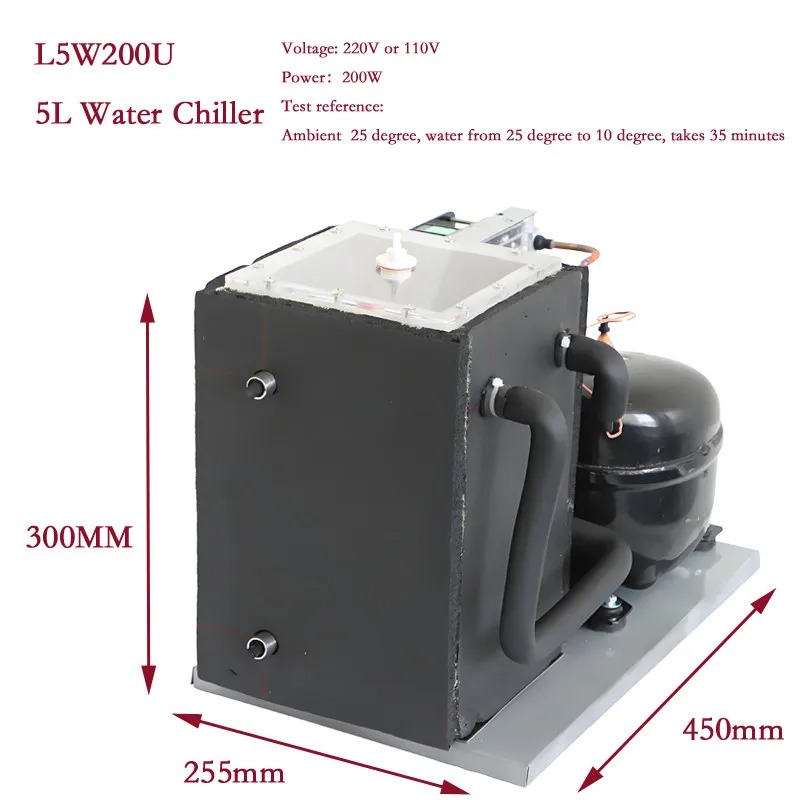 Compressore refrigeratore da 5 - Laser Chiller Water Cooler recensione e prezzo