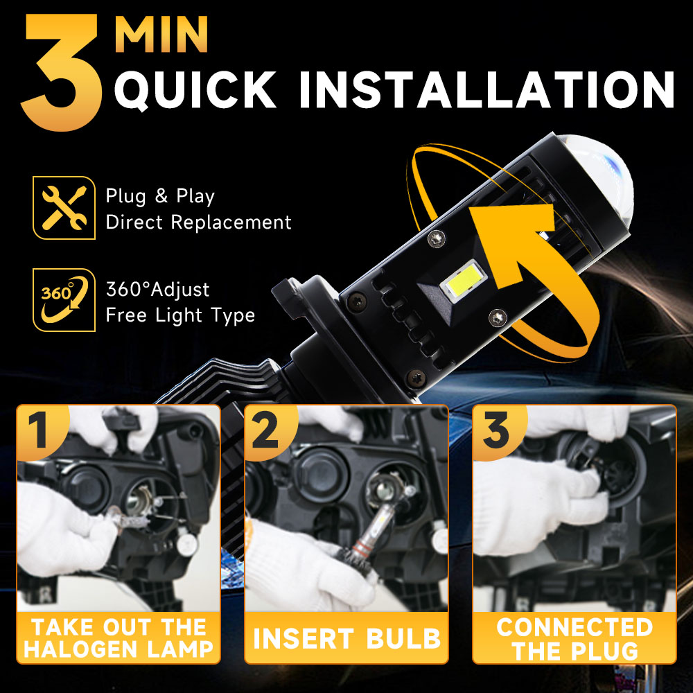 Lampada Canbus H4 H7 LED Y10 S - Laser Focus Lens recensione e prezzo